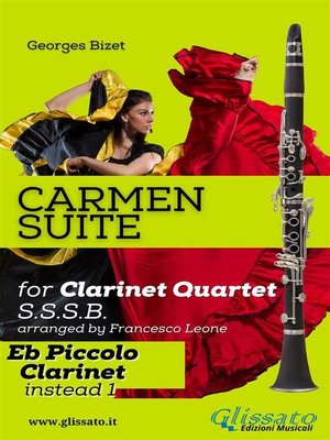 cover image of "Carmen" Suite for Clarinet Quartet (Eb Piccolo)